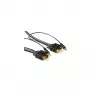 Microconnect MONGH5BMJ videokaapeliadapteri 5 m VGA (D-Sub) + 3,5 mm musta