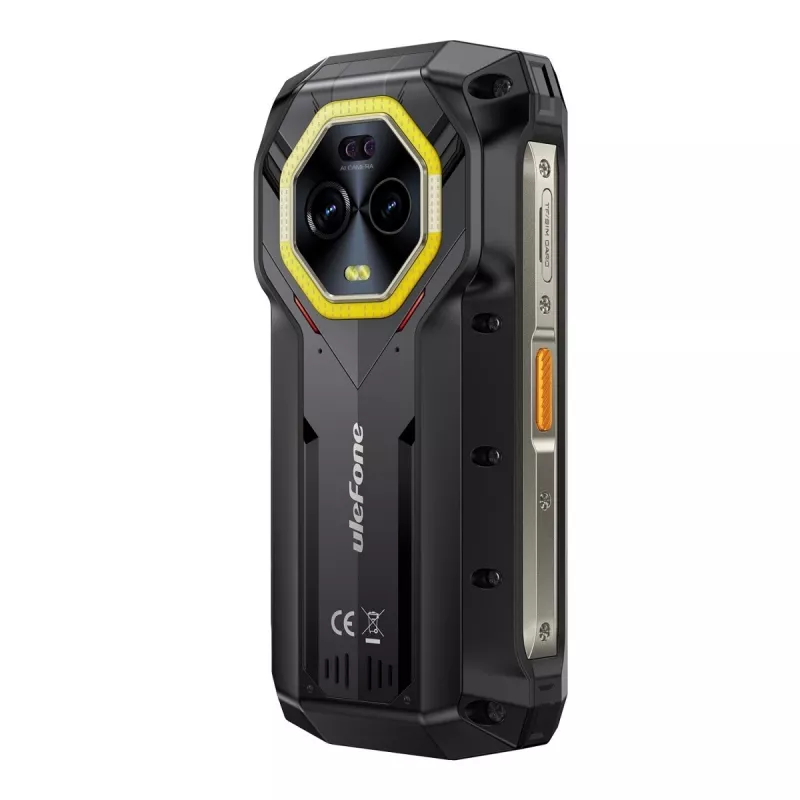 Ulefone Armor Mini 20 älypuhelin, 4,7 tuumaa, Helio G99, 8GB RAM, 256GB, 6200 mAh, Android 14, musta