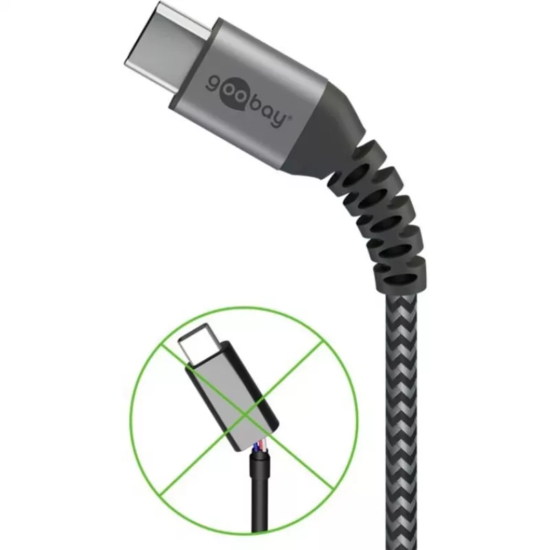 Goobay 49301 USB-kaapeli musta