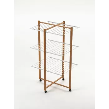 ARREDAMENTI KARISMA kuivausteline – 80 x 68 cm, ruskea