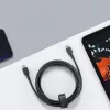 Aukey CB-CD45 USB-C – USB-C -kaapeli, Quick Charge, 0,9 m, musta