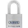 Riippulukko ABUS 96 TITALIUM eri avaimilla 5 cm leveys 2,3 cm syvyys 5,8 cm korkeus