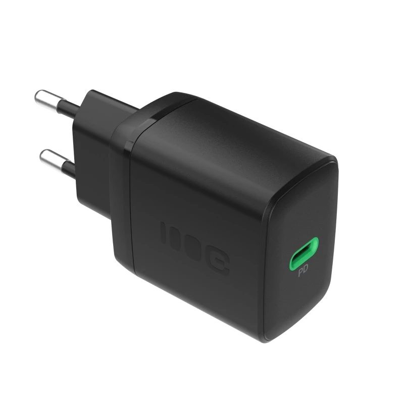 Virtalähde Green Cell PowerSource Solo30 30W musta — USB-C yksiporttinen laturi