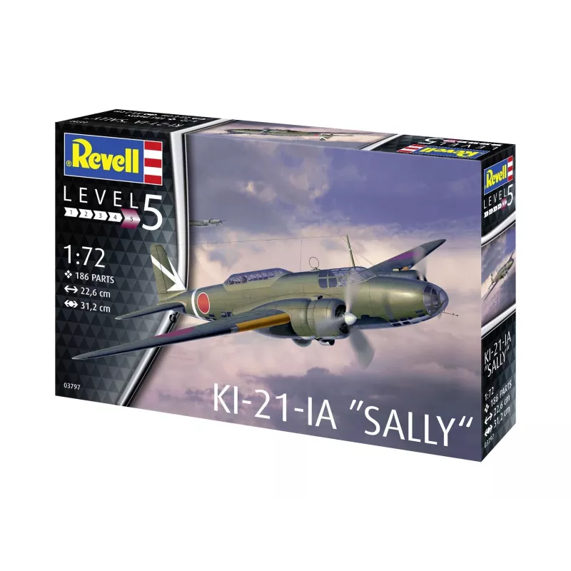 Revell KI-21-LA Sally 1:72 rakennussarja