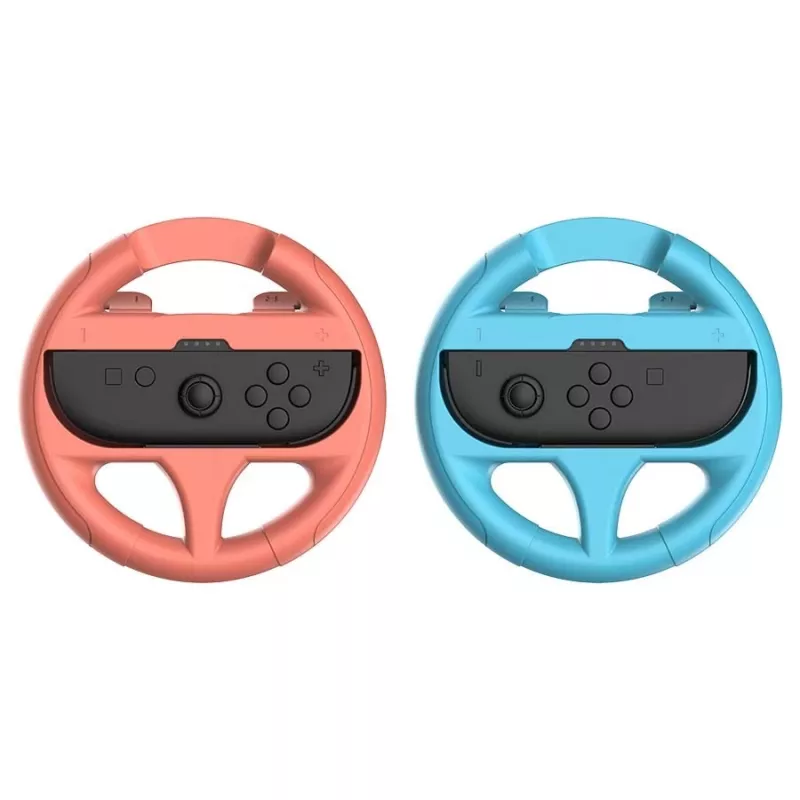Subsonic 2 kpl:n pakkaus rattiohjaimia Switch & Switch 2 punainen turkoosi
