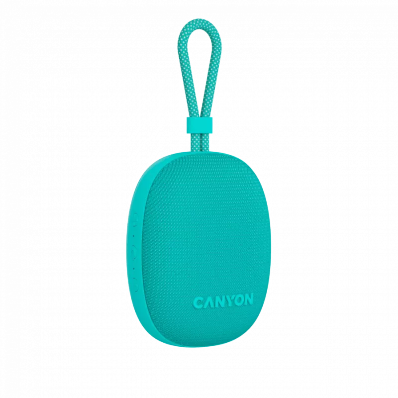 Canyon OnMove 12 - kannettava Bluetooth v5.3 -kaiutin - 5W - TWS - IPX7 - 12 tuntia - USB-C-lataus