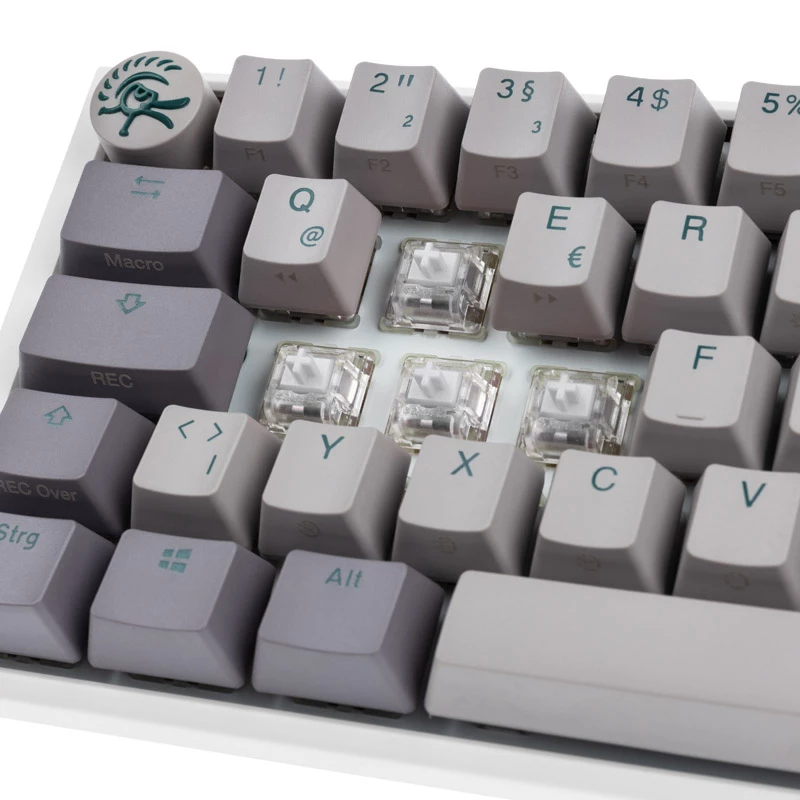 Ducky One 3 SF näppäimistö pelikäyttöön USB QWERTZ saksa harmaa