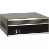 PC-kotelo INTER-TECH S21 musta/hopea ATX tuki 6 tuulettimelle