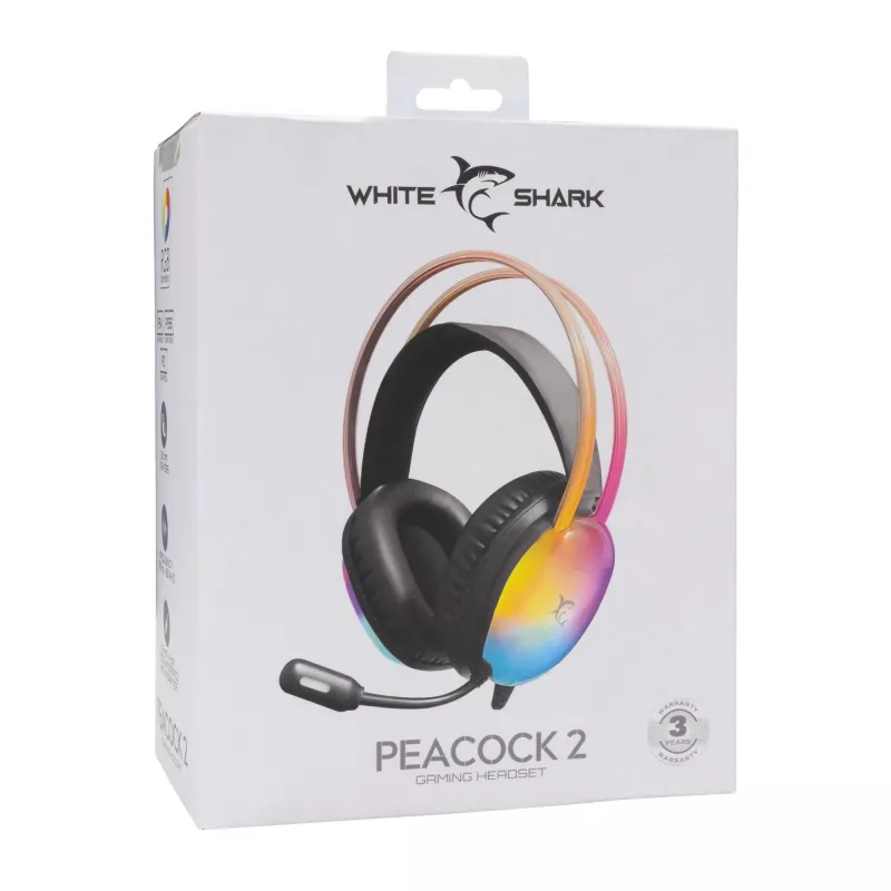 Kuulokkeet White Shark GH-2444 Peacock-2 musta