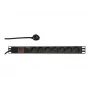 Ylijännitesuoja LogiLink PDU7C01 musta 7 pistorasiaa 230 V 2 m