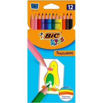 BIC värikynät TROPICOLORS 12 väriä 022503