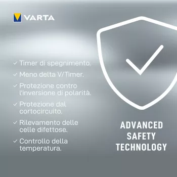 Akkulaturi Varta 57687 kotitalousparisto AC