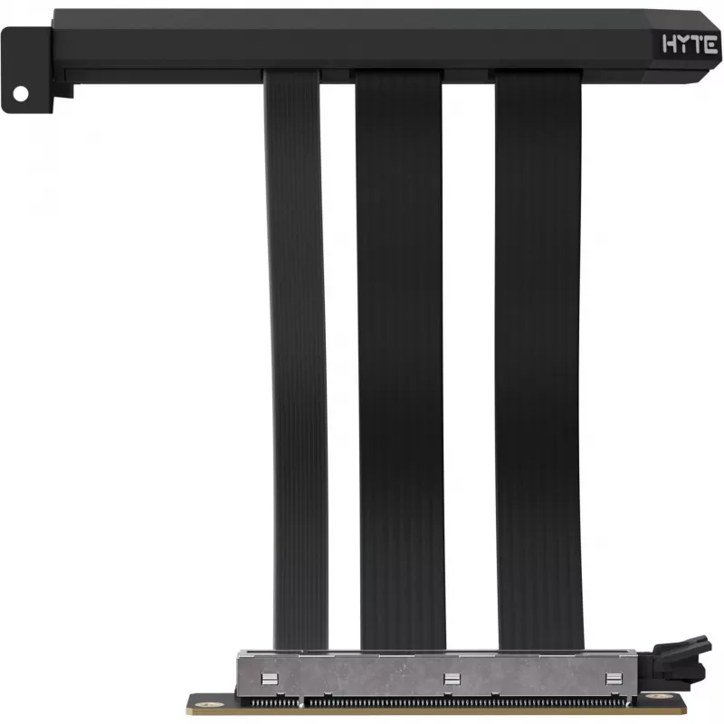 PCIe 5.0 Hyper -riser, jatkokaapeli musta, 20 cm