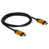 DeLOCK 85728 HDMI-kaapeli 1,5 m Type-A musta kulta