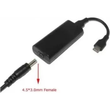 CoreParts MBXUSBC-CO0006 kaapeliadapteri 4,5*3,0 USB C musta
