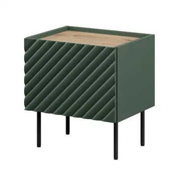 Nightstand set cama meble ONDA 2 pcs 50×40×H54 cm, green, MDF/particle board, 16 mm frame