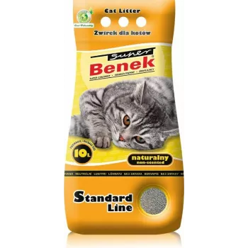 Certech Super Benek Standard Natural - paakkuuntuva kissanhiekka 10 l