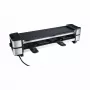 Valurautainen raclette RC 140 musta/ruostumaton teräs, 600 wattia, käännettävä grillilevy