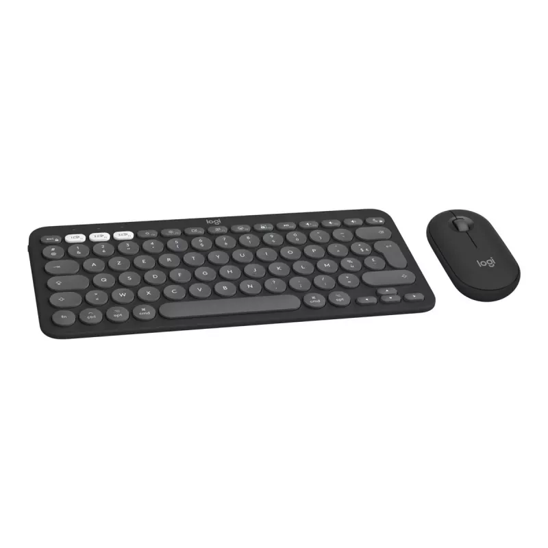 Logitech Pebble 2 Combo for Mac langaton näppäimistö ja hiiri QWERTZ saksa grafiitti