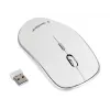 Langaton hiiri GEMBIRD MUSW-4B-01-W, molempikätinen, optinen 1600 DPI, 4 painiketta, RF Wireless, valkoinen