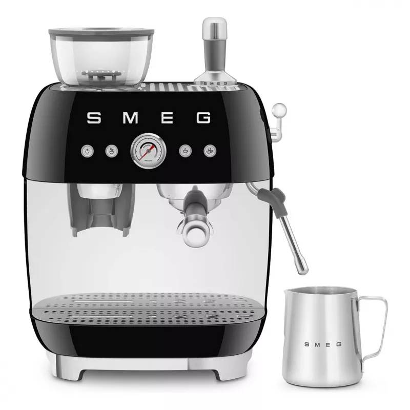 SMEG EGF03BLEU espressokeitin. kahviautomaatti 50s Style. musta