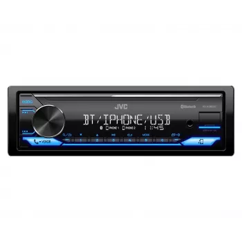 Autoradio JVC KDX-382BT Bluetoothilla ja USB:llä — Single DIN, AUX-tulo, FM-viritin