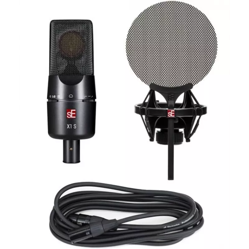 sE Electronics X1 S Vocal -paketti musta studiomikrofoni