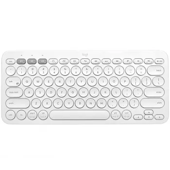 Logitech Multi-Device K380 -näppäimistö - langaton - Bluetooth 3.0 - saksa - off-white