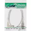 Microconnect USBAB5ANGLED-L USB-kaapeli USB 2.0 5 m USB A USB B valkoinen