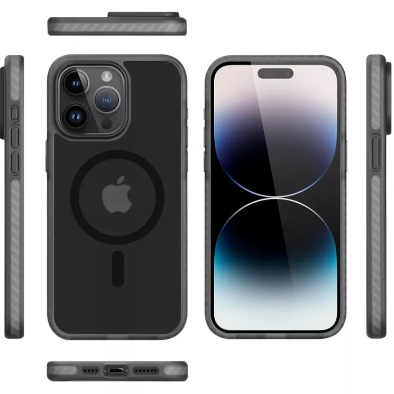 StyleShell Invisio, puhelinkotelo musta, iPhone 16 Pro Max