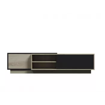 Cama TV-kaappi SIGMA1 180 Sonoma-tammi/musta kiiltävä