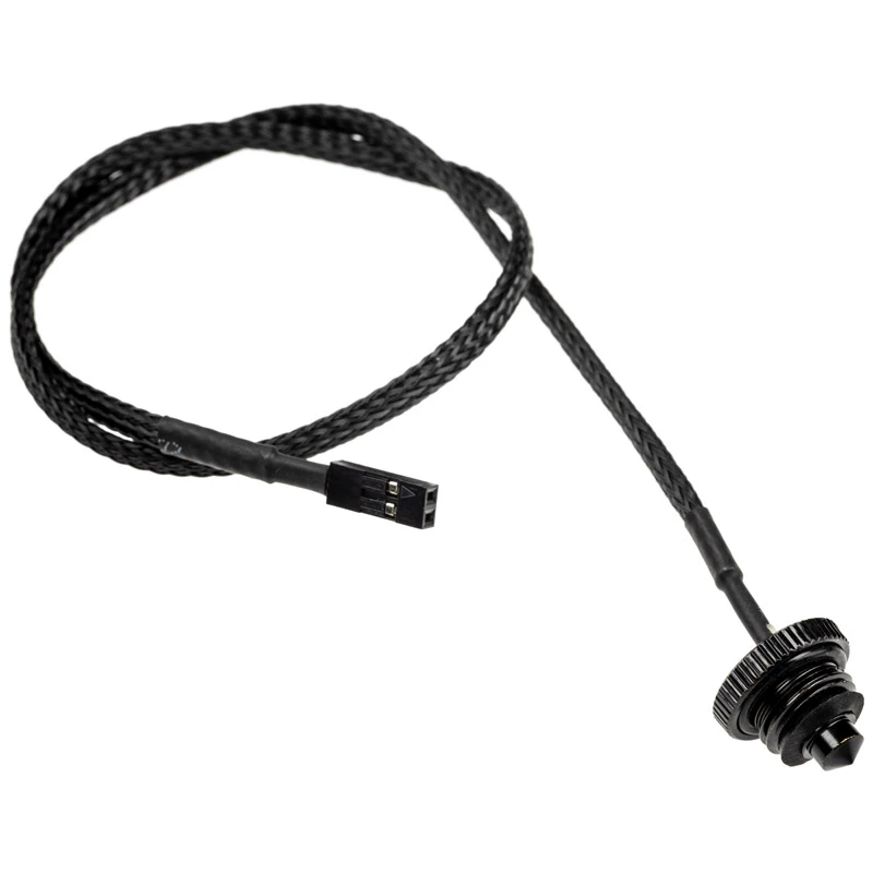 Alphacool Eiszapfen 17596 litteä lämpötila-anturi, G1/4, musta