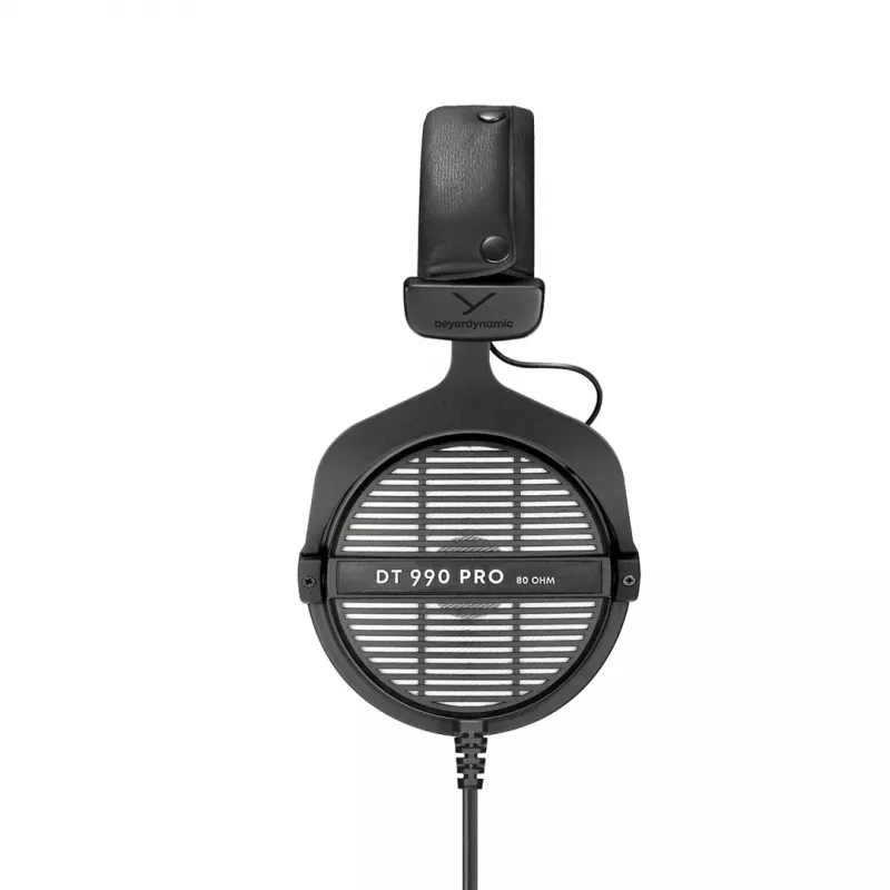 Studiokuulokkeet Beyerdynamic DT 990 PRO 80 Ω, johdollinen, korvan ympäri, 3 m kaapeli, musta