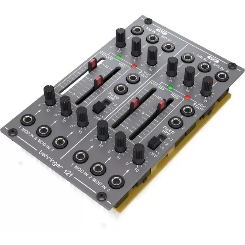 Modulaarinen syntetisaattorimoduuli Behringer Dual VCF 121 — 2-kanavainen jänniteohjattu suodatin