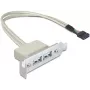 Korttipaikkapelti USB 2.0 DeLOCK 0,5 m