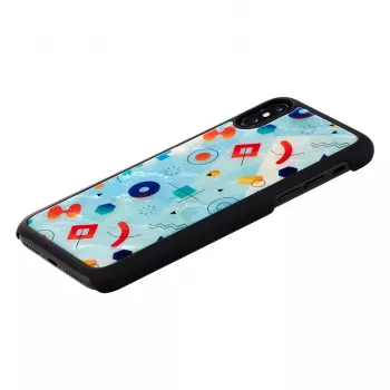 iKins Poppin Rock suojakuori iPhone XS/X:lle, musta