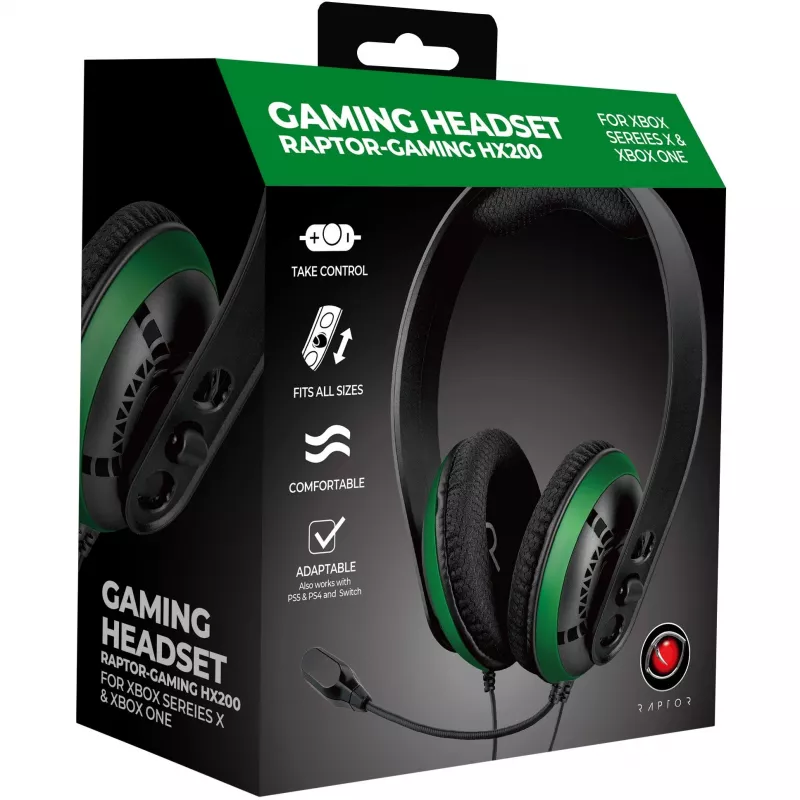 Raptor -peliheadset Xbox One & Xbox
