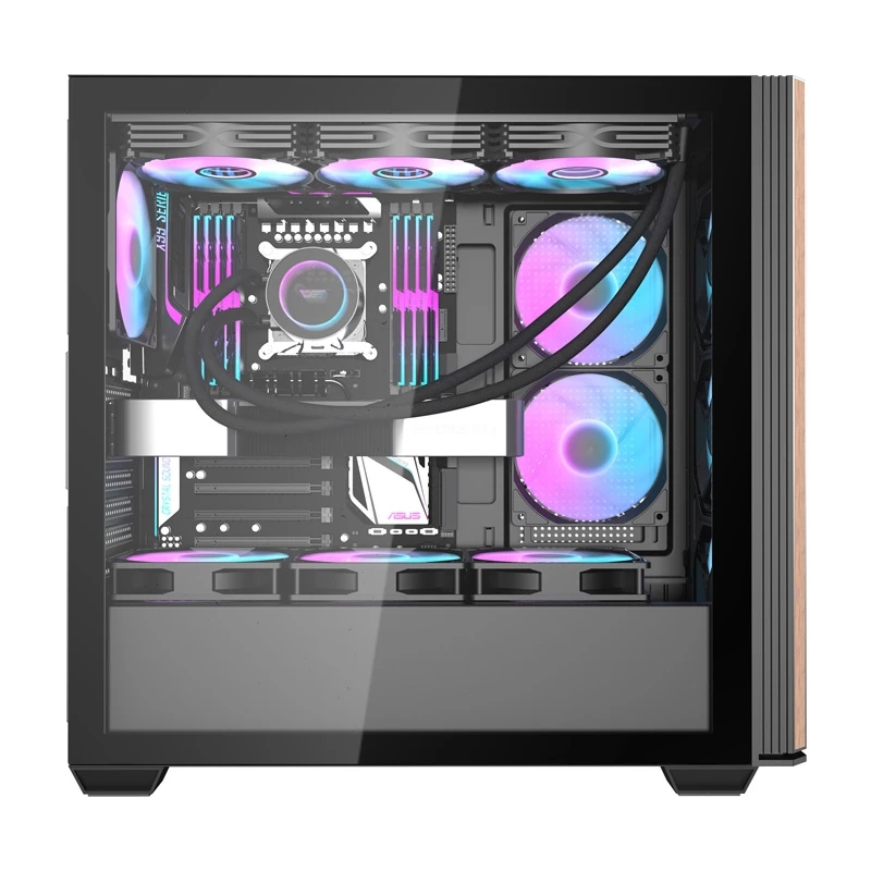 Tietokonekotelo Darkflash DS900WS ATX musta