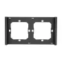 Kytkimen kehys M5 80 kaksinkertainen 2-kertainen SONOFF M5-2C-80-F (grafiitti/musta)