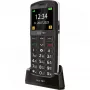 Bea-fon SL260 Silver Line peruspuhelin, 2,2 tuumaa, 176 x 220, microSD, musta/hopea