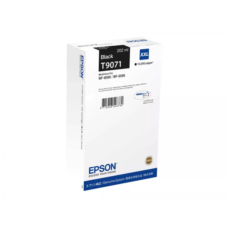 Epson C13T90714N värikasetti 1 kpl alkuperäinen musta