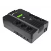 Green Cell AiO 800VA LCD UPS-varavirtalähde, Line-Interactive, 0,8 kVA, 480 W, 6 AC-pistorasiaa