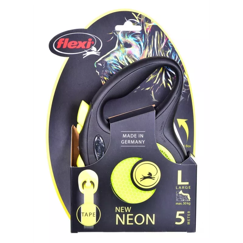 FLEXI uusi Neon L – flexi – 5 m