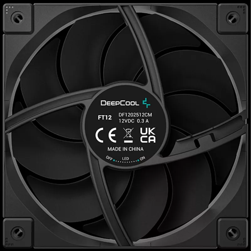 Deepcool FT12 120mm kotelotuuletin - musta