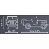 Cobi rakennuslelu Jeep Willys CJ-2A vihreä malli 24517 – palikkasarja