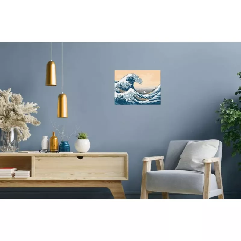 Maalaussarja Ravensburger CreArt ART Collection Die große Welle Hokusai 23690 — maalaa numeroilla -taidesarja