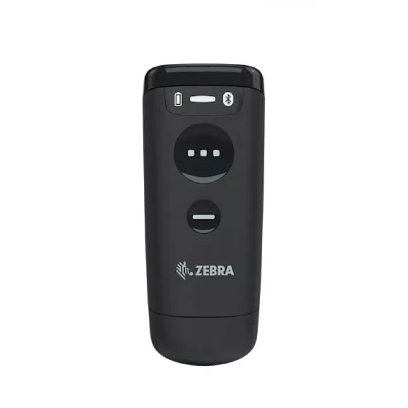 Käsikäyttöinen viivakoodinlukija Zebra CS60 1D/2D LED langaton IP65 musta, Bluetooth/USB, 100 m kantama, 83 g