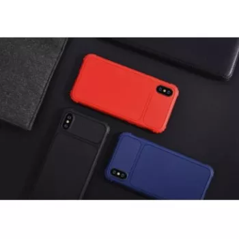 Devia Shark1 -iskunkestävä kotelo iPhone XS Max (6,5) – punainen