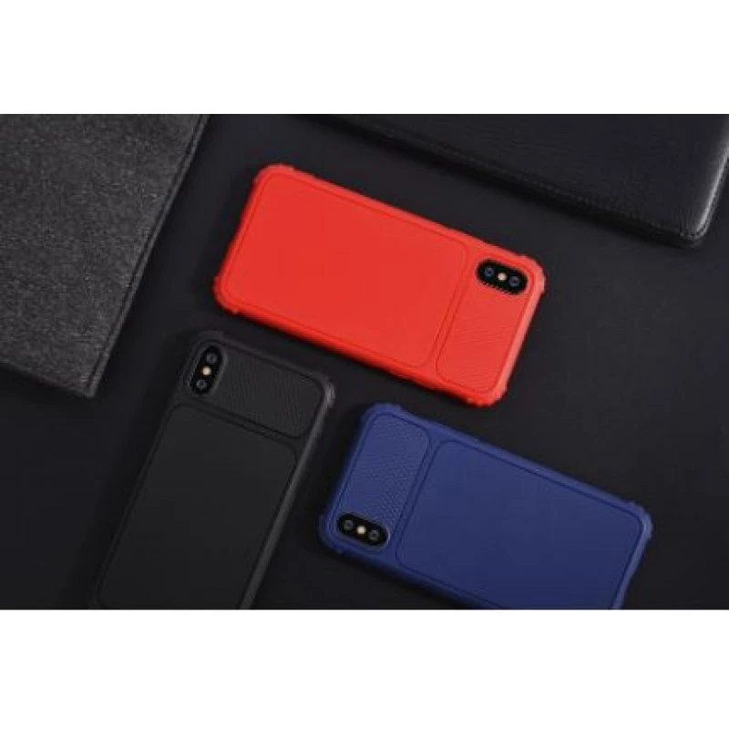 Devia Shark1 -iskunkestävä kotelo iPhone XS Max (6,5) – punainen