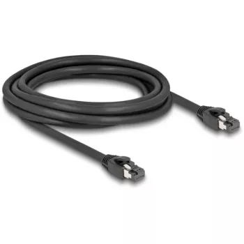 DeLOCK RJ45-verkkokaapeli Cat.8.1 S/FTP 3 m 40 Gbit/s musta